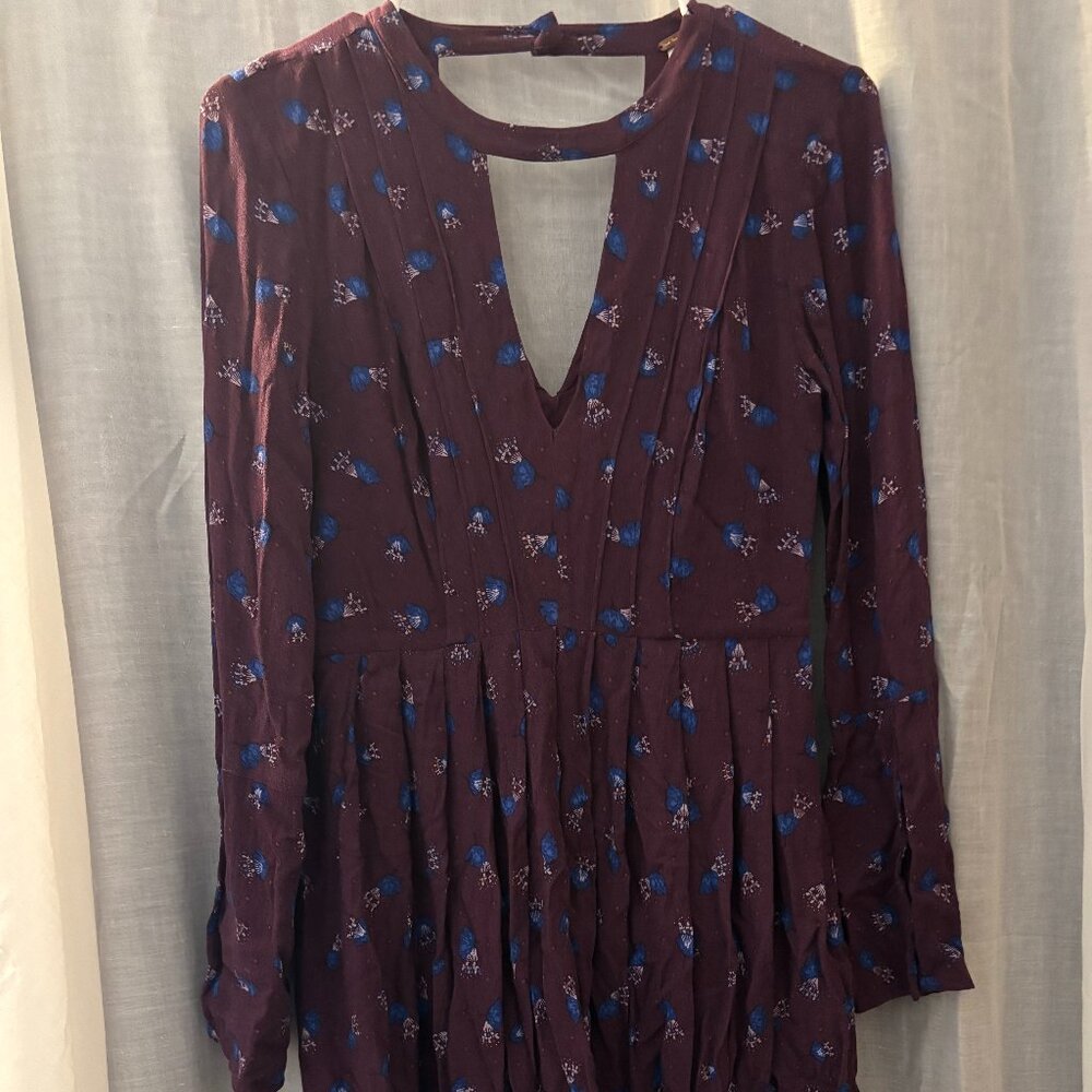 Free People Long-Sleeve Mini Dress